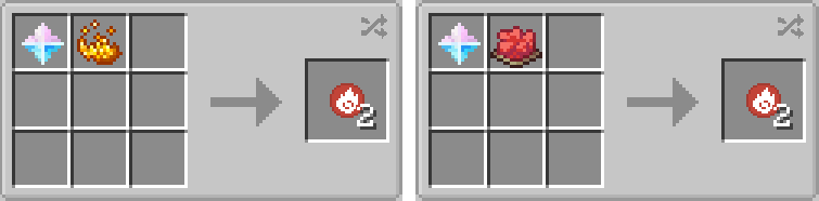 Two methods to craft pyro sigils