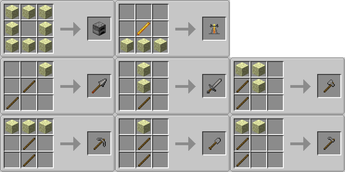 End Stone in crafts like Blackstone