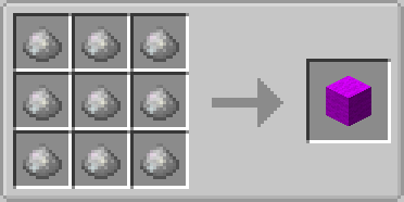 Glitter Block crafting recipe