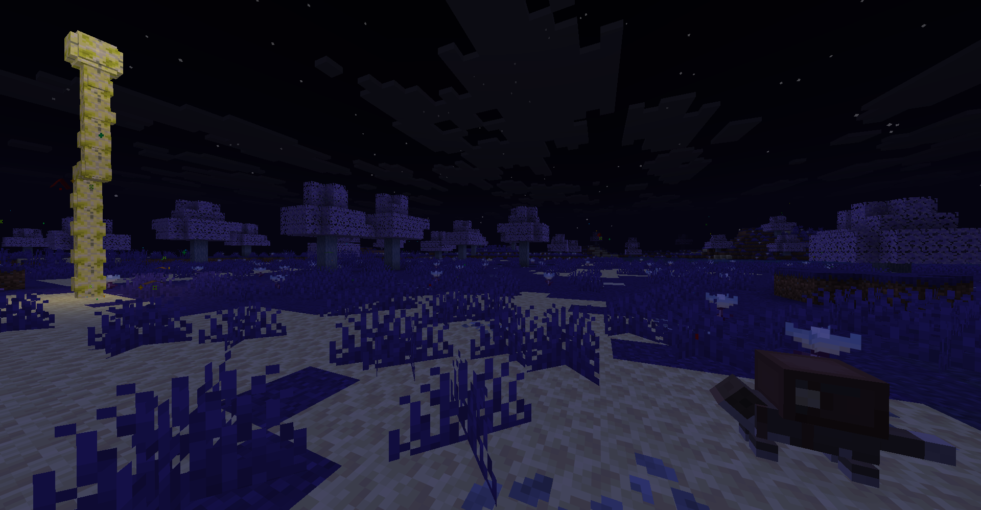 End Threshold in Overworld during midnight
