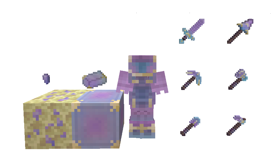 Enderite Equipment showcase
