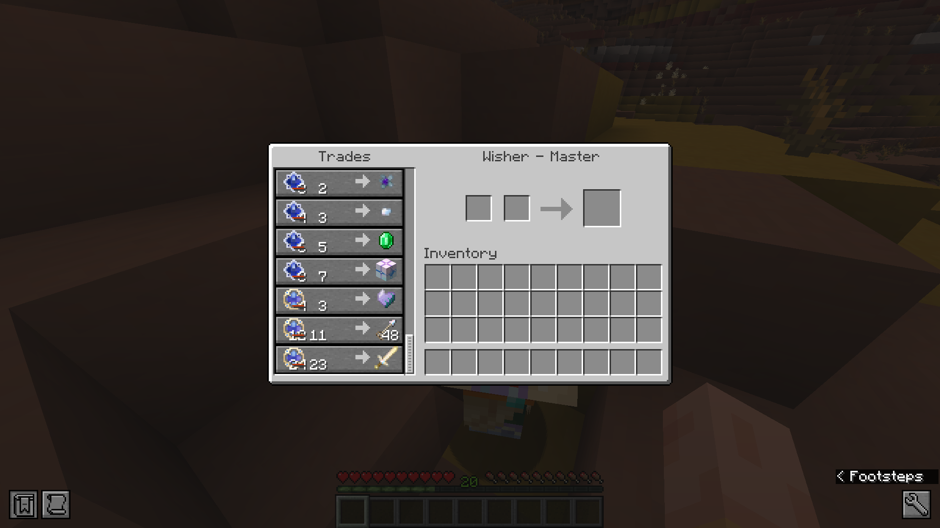 Wisher Villager Trades